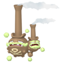 Shiny Galarian Weezing sprite