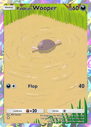Wooper Paldea Illus